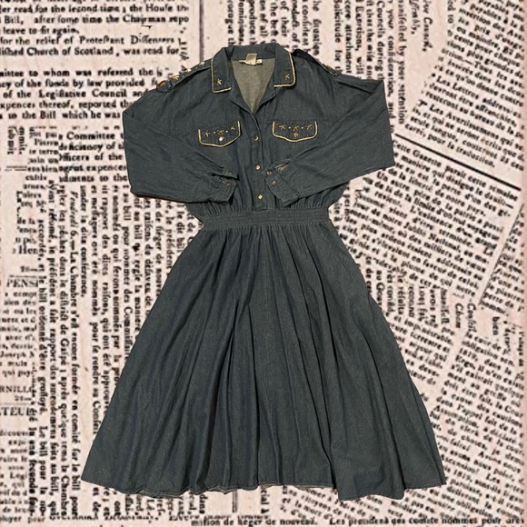 Dresses & Skirts - authentic vintage cowgirl dress!!!